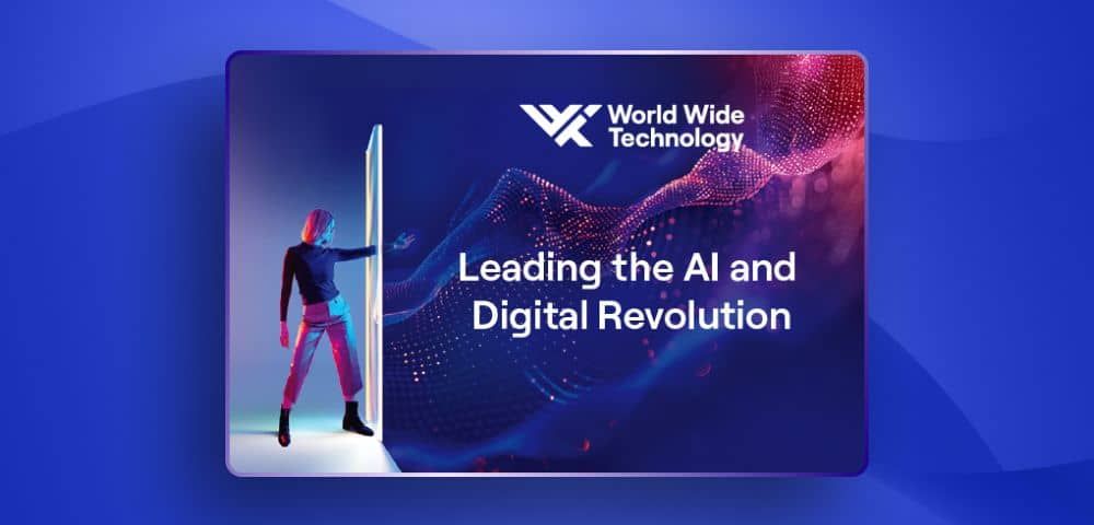 Graphic with a woman reaching thru a door into a digital space