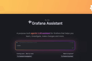 grafana assistant text box