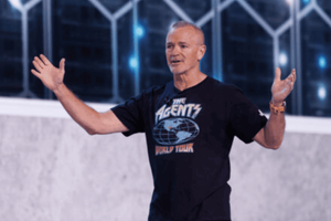 Dell COO Jeff Clarke on stage speaking at Dell Technologies World 2026