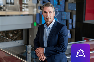 A picture of WWT CEO Jim Kavanaugh at WWT's Global Headquarters in St. Louis.
