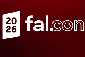 Screenshot of 2026 fal.con logo
