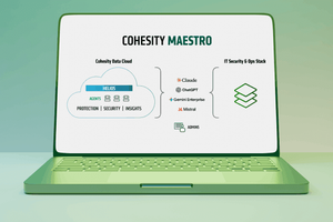 Computer screen with Cohesity Maestro on it