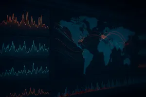 map with dots on it