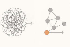 A visualization comparing two AI agent debugging investigation paths side by side