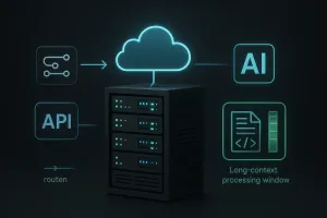 Blue Cloud, API Entering Data Center with AI Output 