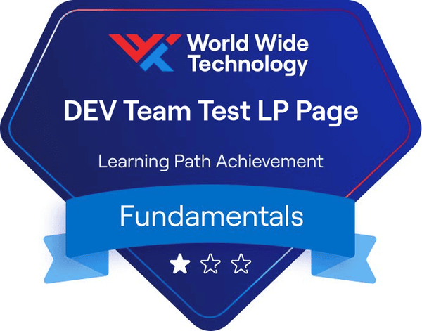 DEV Team Test LP Page Badge