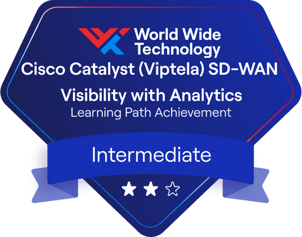 Cisco Catalyst (Viptela) SD-WAN Visibility with Analytics Learning Path