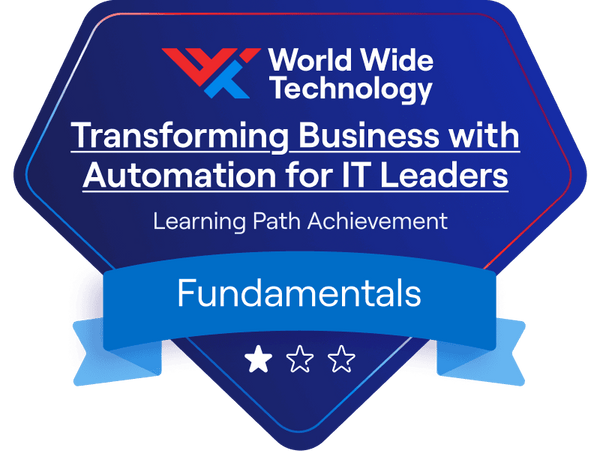 Transforming Business with Automation for IT Leaders Learning Path