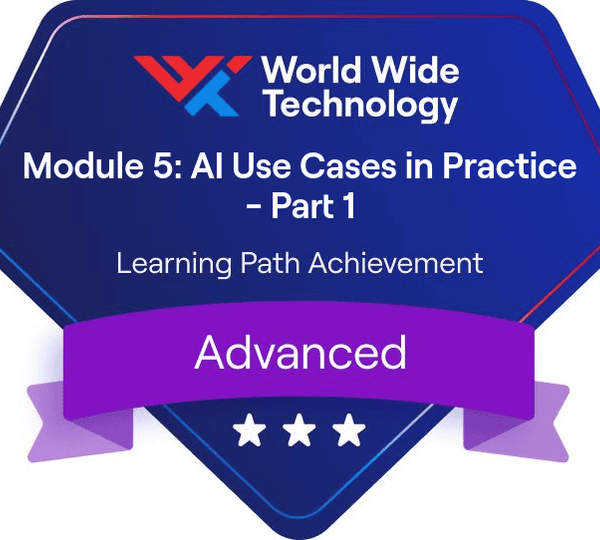 Module 5: AI Use Cases in Practice - Part 1 Learning Path