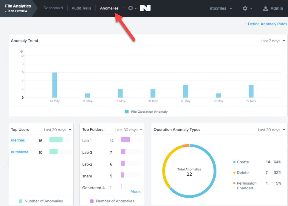 Nutanix Files Analytics AtAGlance (Part III) WWT