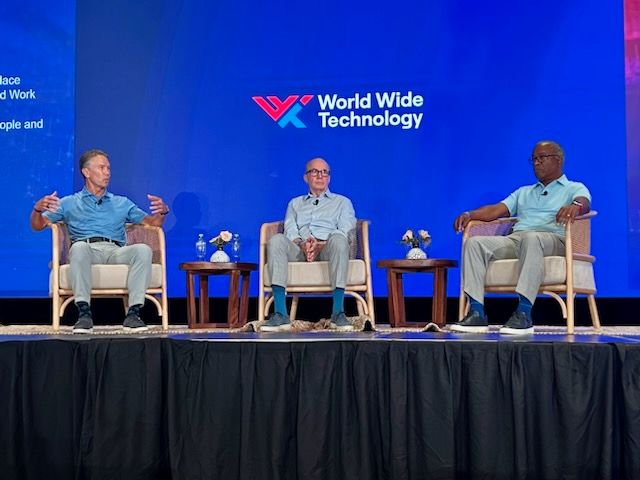 WWT CEO Jim Kavanaugh hosted a panel discussion with Michael Bush, CEO, Great Place to Work, and Alan Murray, CEO, Fortune